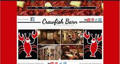 Desktop Screenshot of crawfishbarn.com